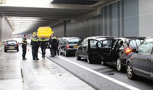 Meer ongevallen op vernieuwde A4 bij Leiden